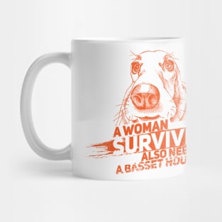 COFFEE / BASSET HOUND: Coffee And Basset Hound Mug